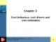 Lecture Management accounting (5e): Chapter 3 - Kim Langfield-Smith