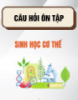 Câu hỏi ôn tập Sinh học cơ thể
